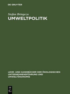 cover image of Umweltpolitik